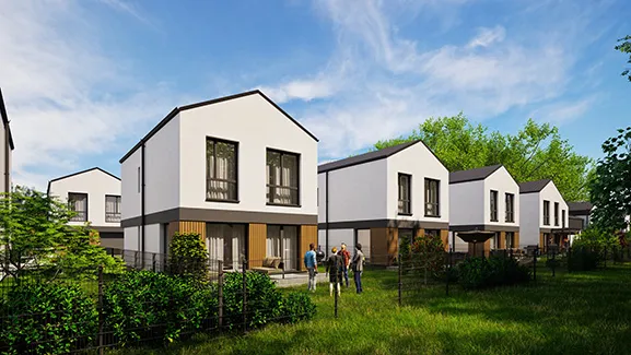 Wizualizacja domów etapu II
